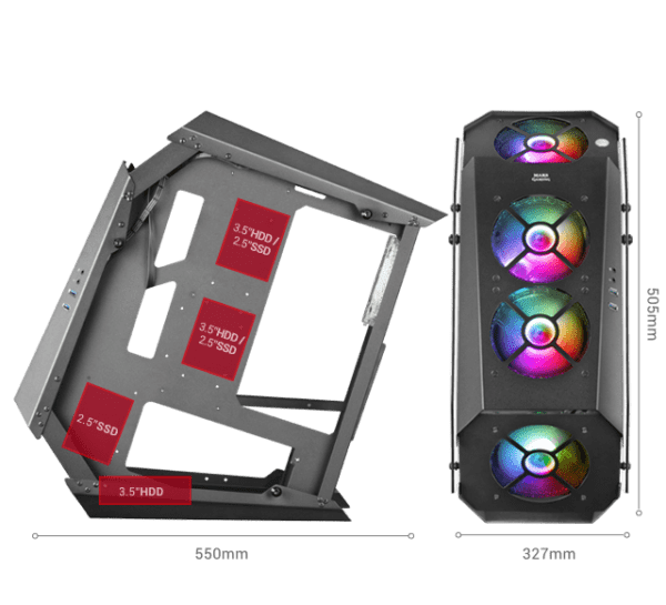 MARS GAMING Korpusas MC51